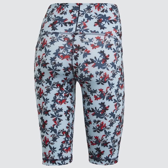 adidas by Stella McCartney TruePurpose floral-print cycling shorts – Blue - Picture 9 of 10